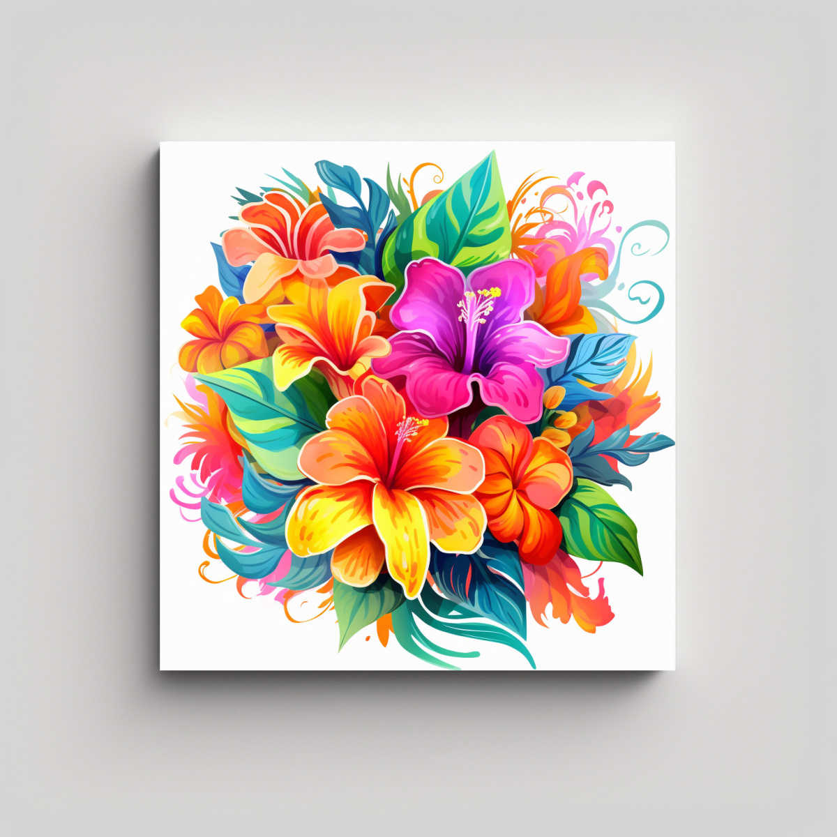 bastidor-de-tela-con-tema-floral-colorido-y-alegre-de-hawaii