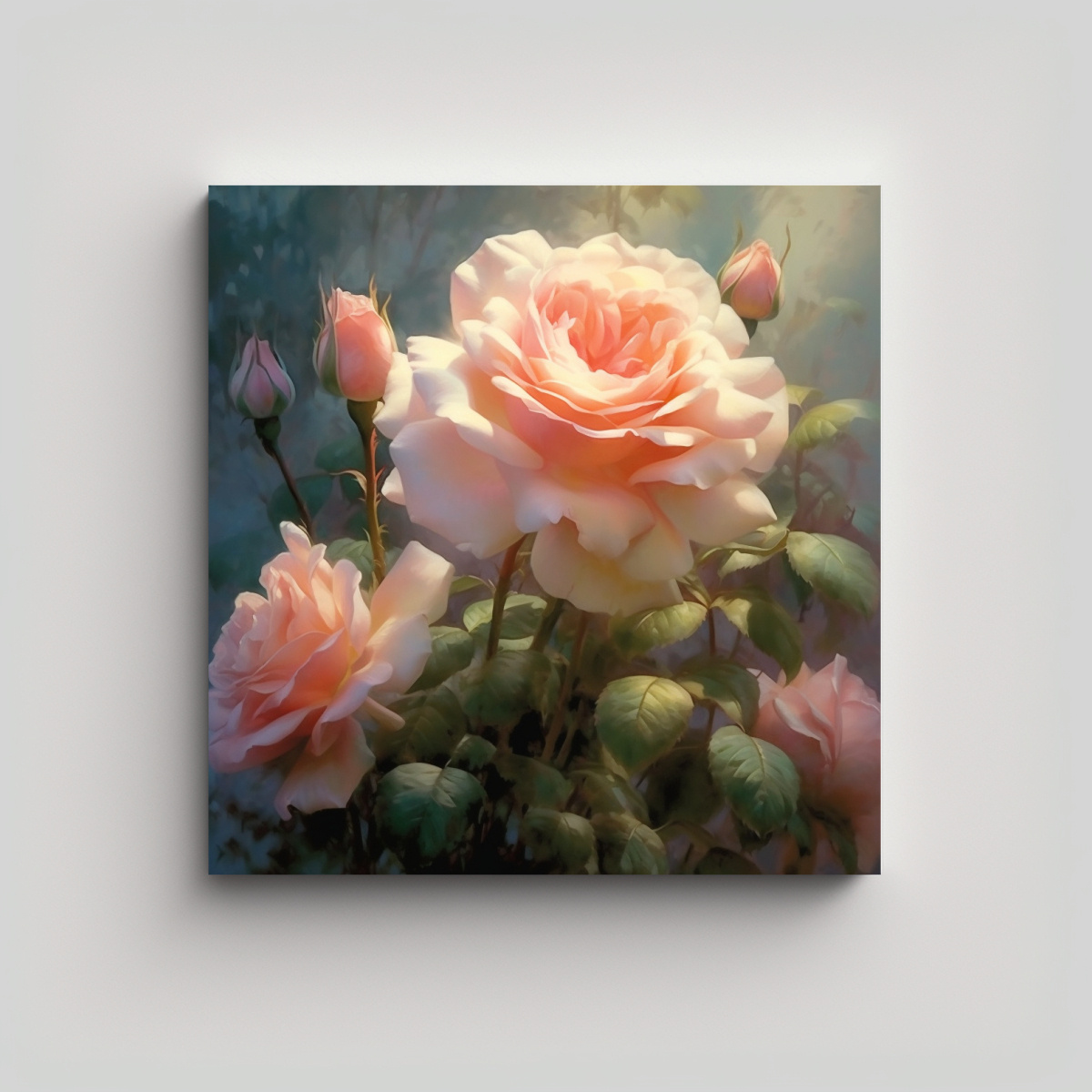 bellas-rosas-acuarela-decoraci-n-arte-moderno-elegante-pared