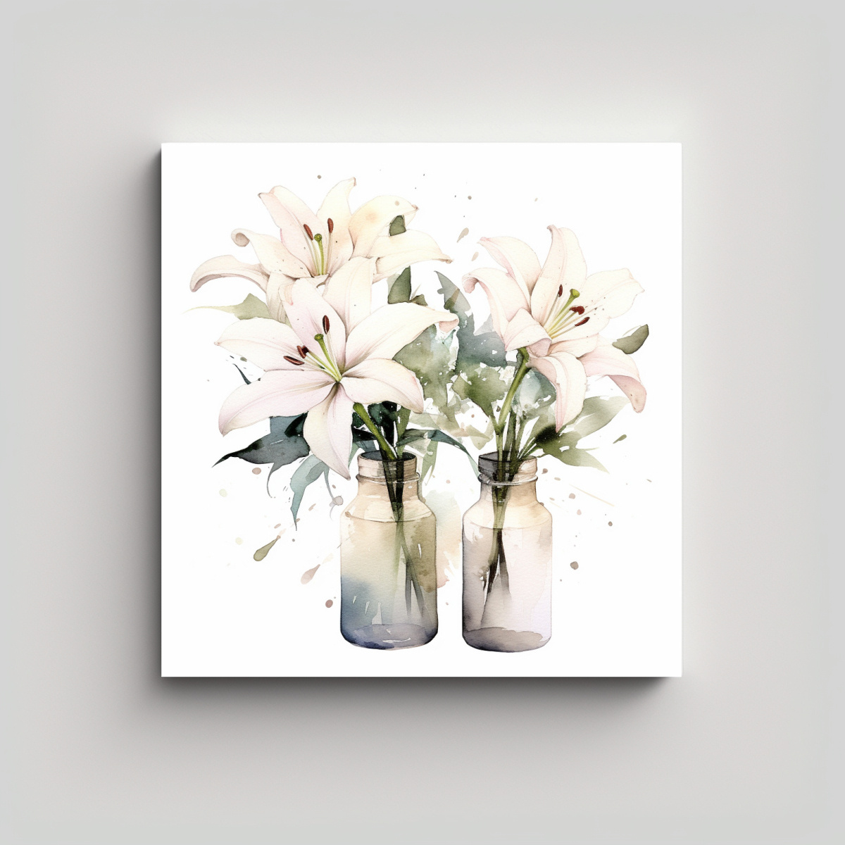 calidez-del-arte-hermoso-lirios-en-acuarela-y-jarrones-blancos