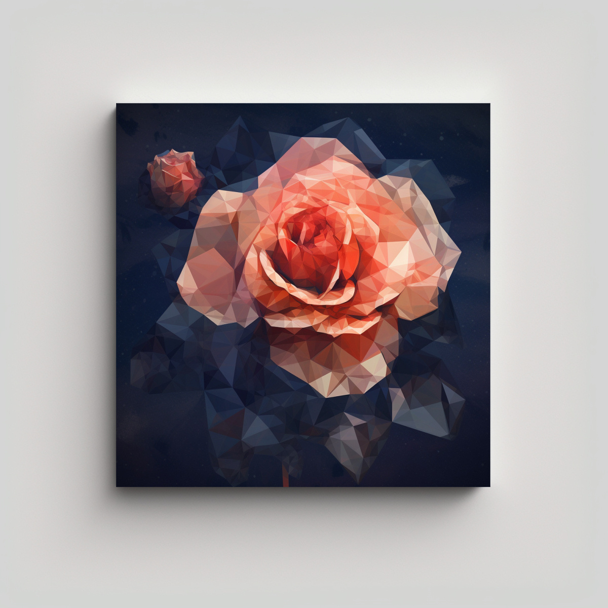 canva-abstracto-floral-mosaico-poligonal-de-rosa-en-fondo-oscuro