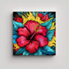 canva-tonos-surrealista-flor-de-hibiscus-rojo-azul-amarillo