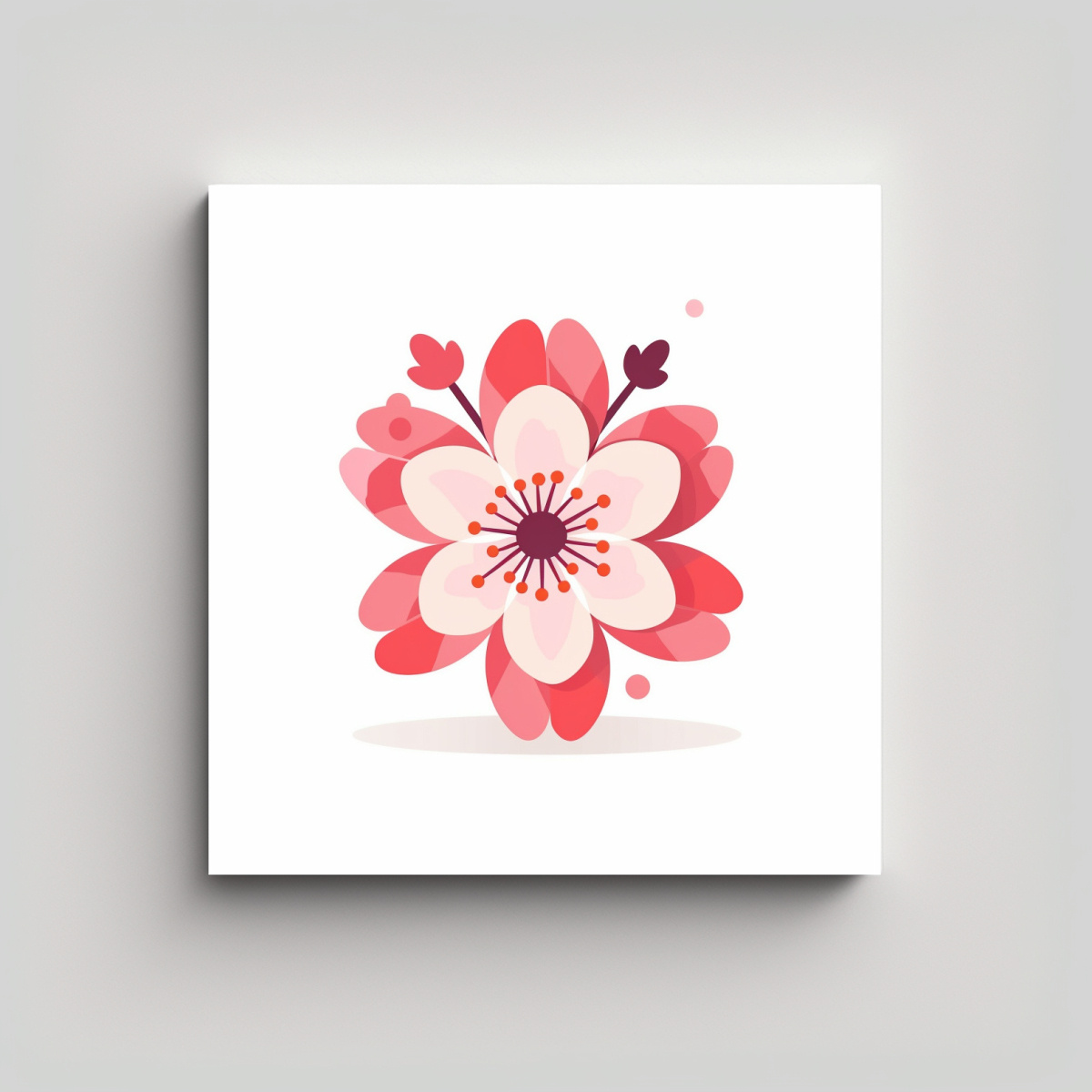 cherry-blossom-imagen-de-arte-de-pared-colorido-dise-o-plano-aislado