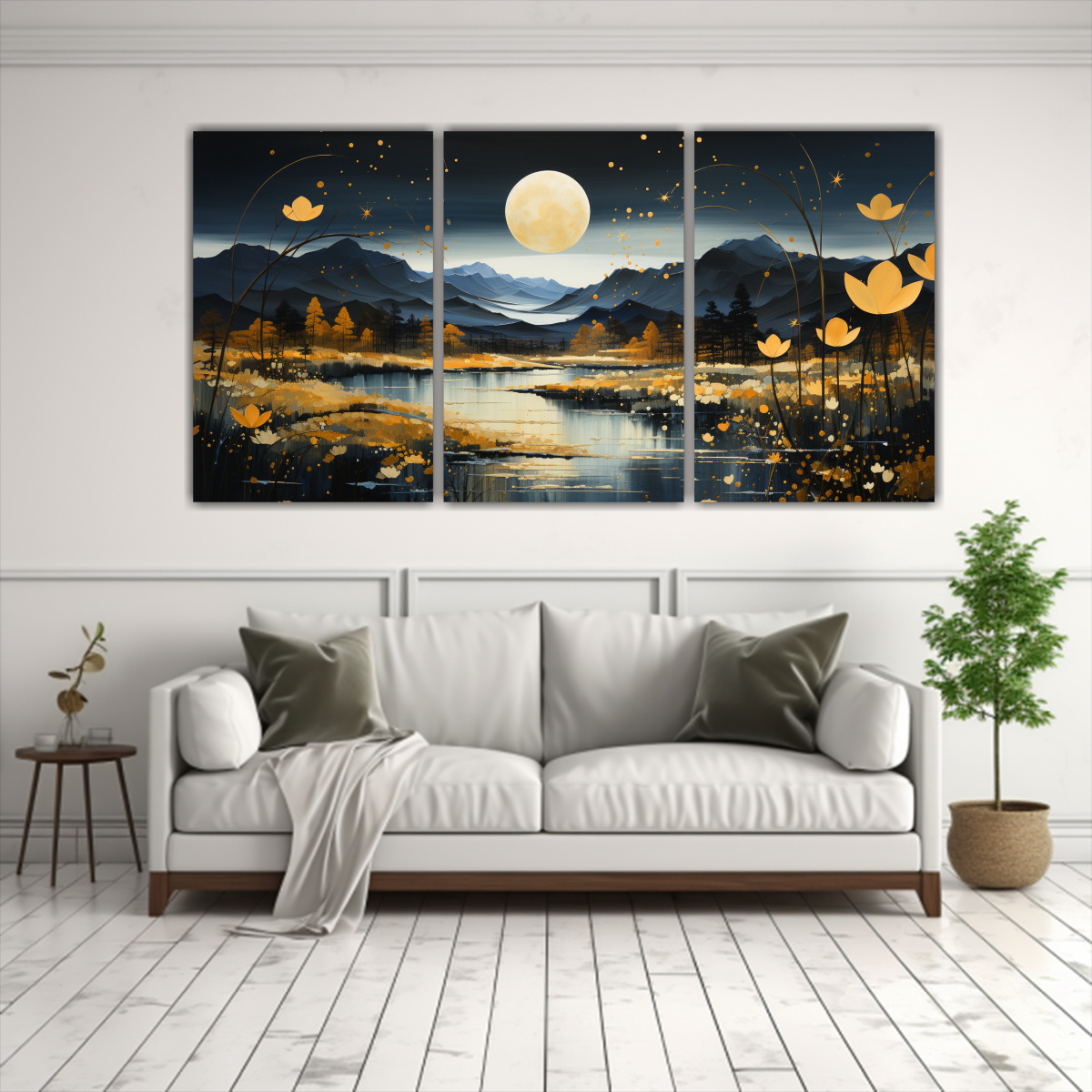 cielo-estrellado-con-monta-as-pintura-de-lienzo-1
