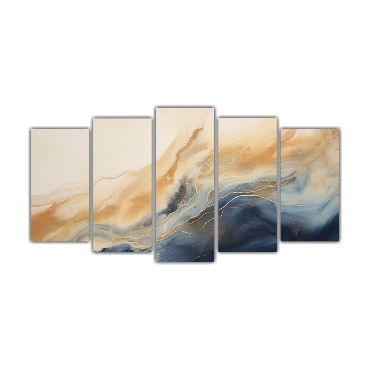 cinco-lienzos-concepto-visi-n-abstracta-pintura-acr-lica-flujo-beige-quemado-ocr-