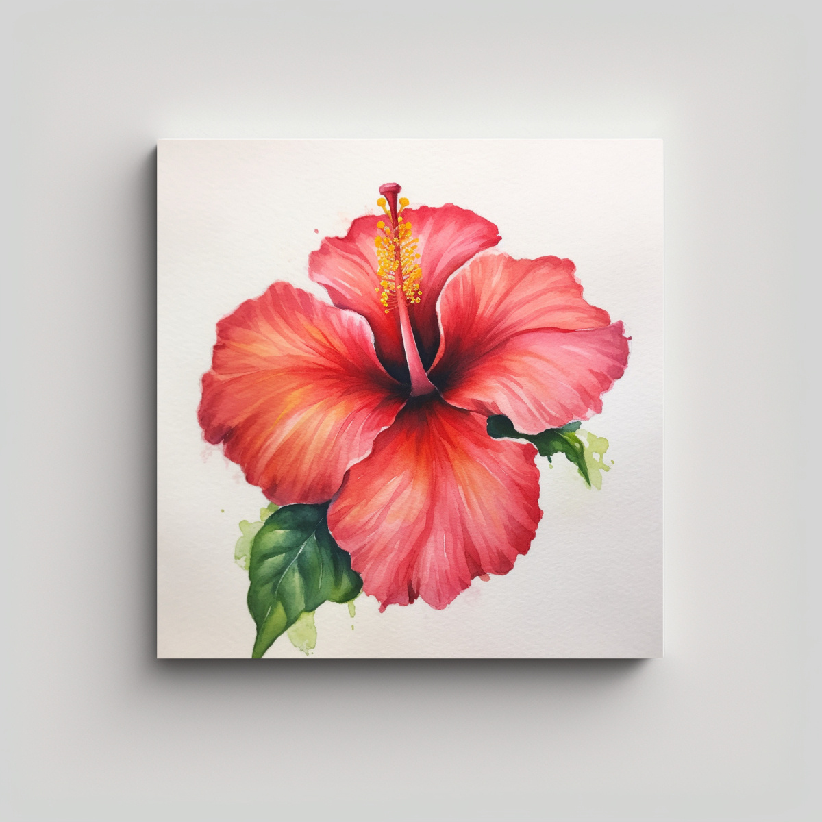 Cuadros Decorativos De Hibiscus En Canva Combinaci N Espectacular