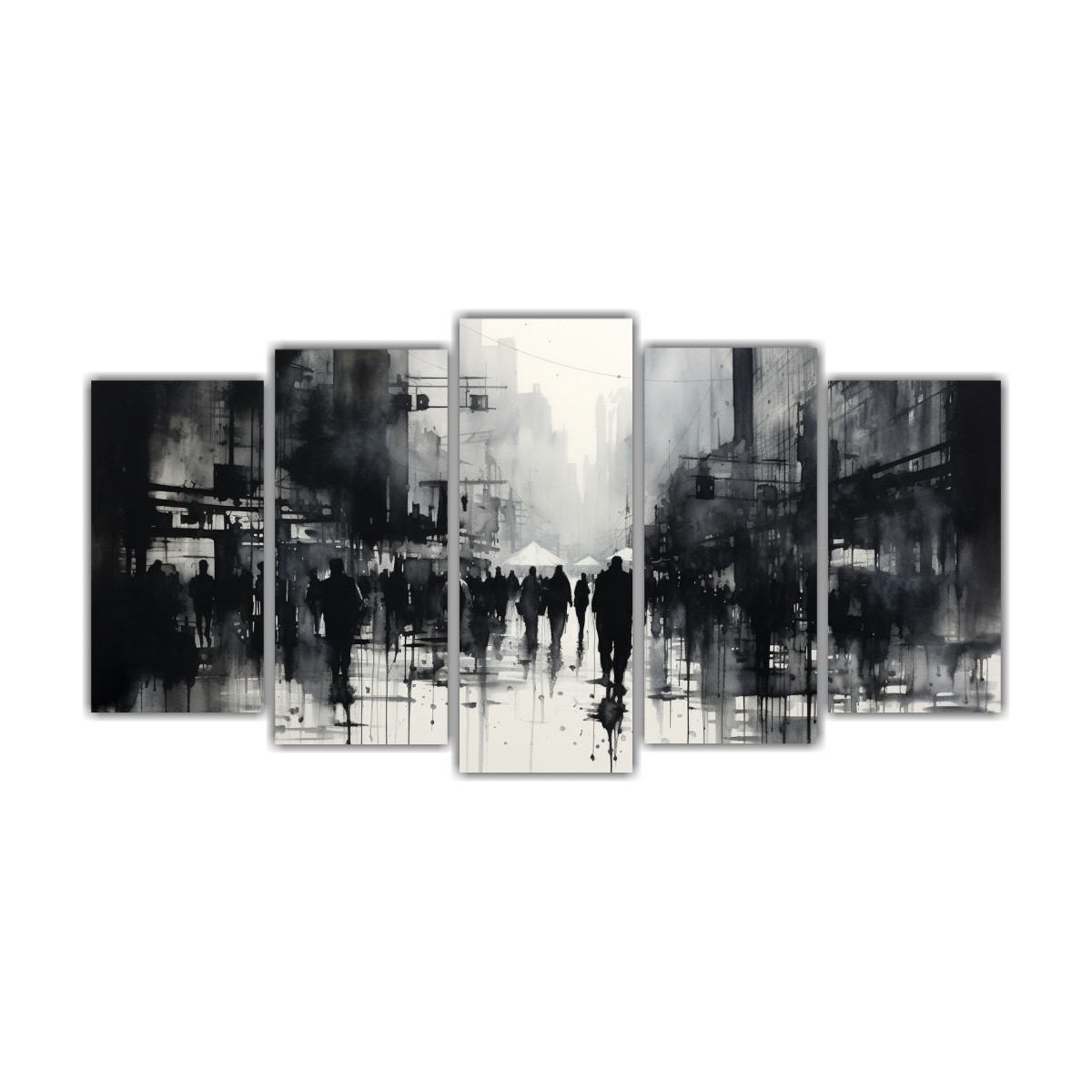 composiciones-conceptuales-en-tinta-de-gente-caminando-en-la-ciudad