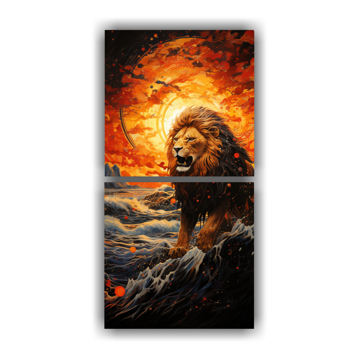 composiciones-vintage-motivo-desert-twilight-el-feroz-le-n-ruge-audazmente