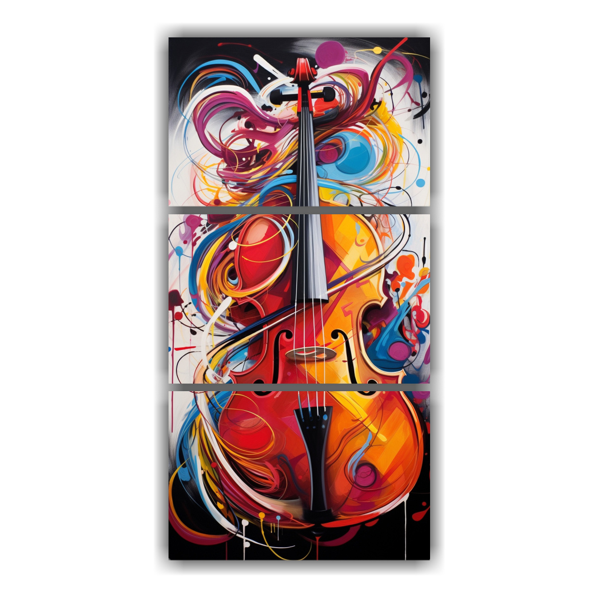 conexi-n-entre-arte-y-m-sica-con-pinturas-de-decoraci-n-de-perspectiva