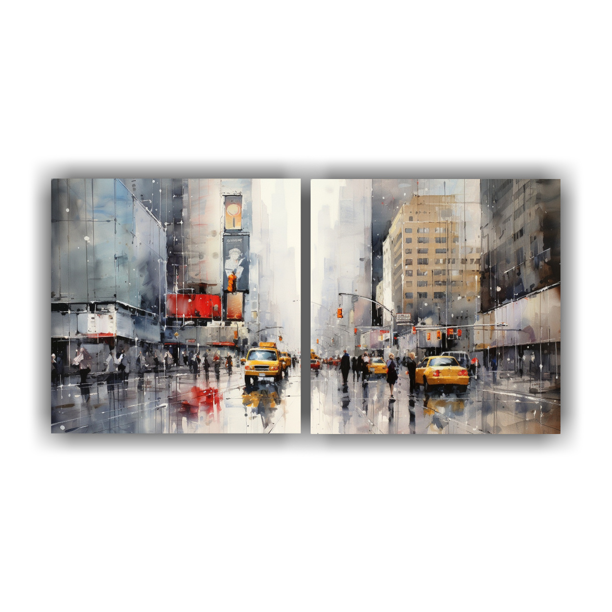 conjunto-2-pinturas-artes-moderno-ambiente-nueva-york-gris-champ-n-estilo-mar
