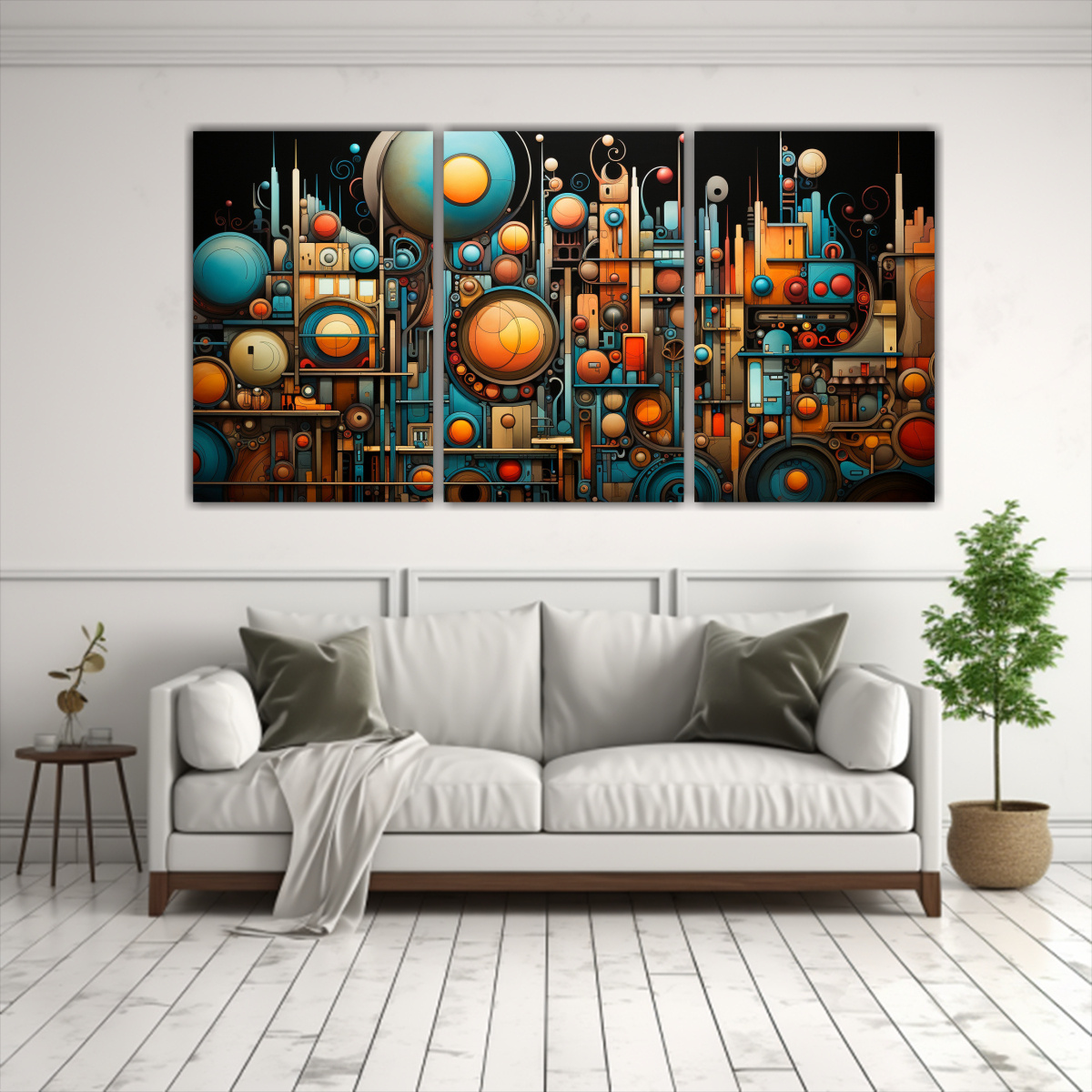 conjunto-3-cuadros-de-pared-vintage-arte-bonito-hippies-abstracto-geom-trico-1