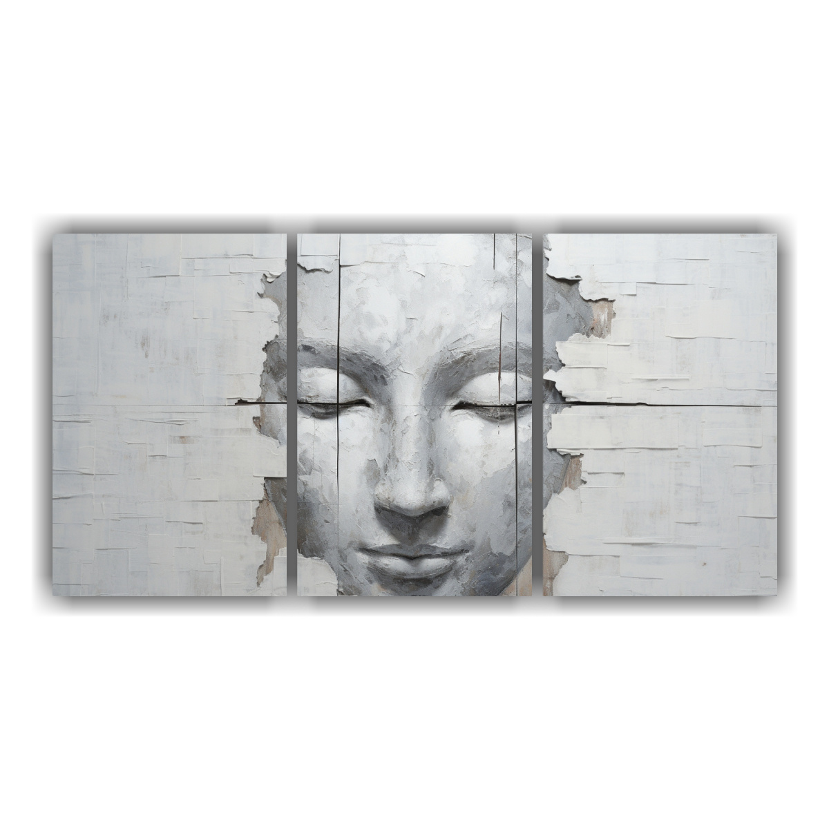conjunto-3-lienzos-alta-calidad-vida-buddha-estilo-abstracto-plata-y-blanco-m