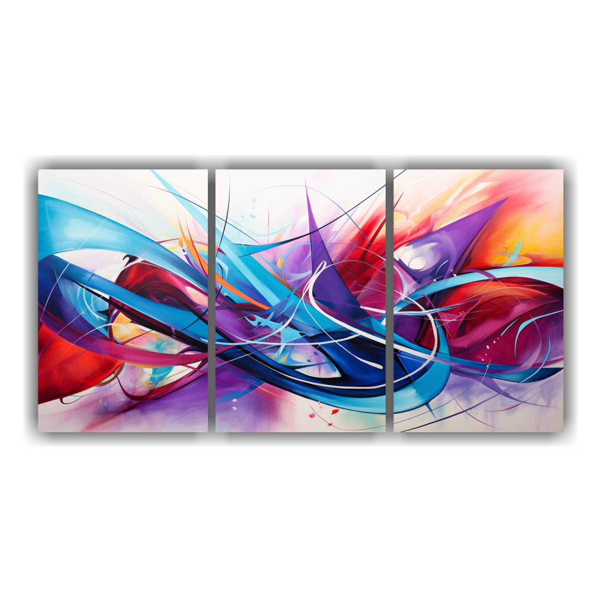 conjunto-3-lienzos-tema-figuras-abstractas-reinterpretaci-n-del-futurismo-con-dinamismo