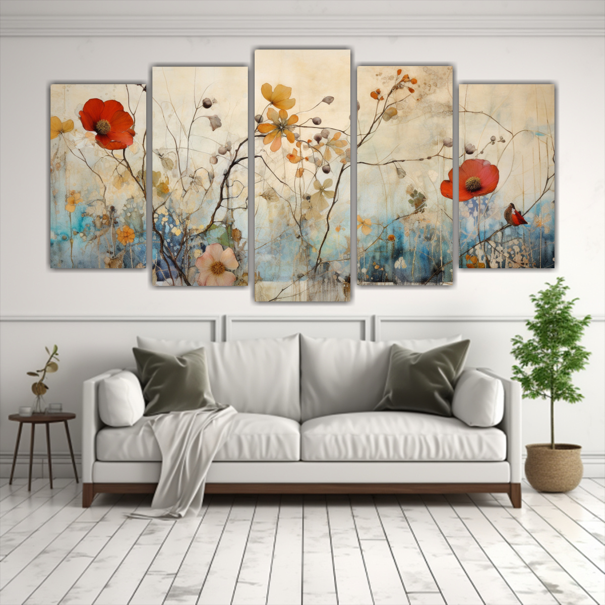 conjunto-5-cuadros-abstracto-nico-tema-invierno-bot-nica-vintage-pintura-mixta-1-1