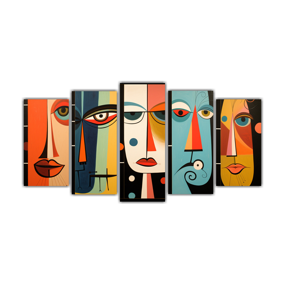 conjunto-5-cuadros-alta-calidad-vision-abstracta-famosos-de-picasso