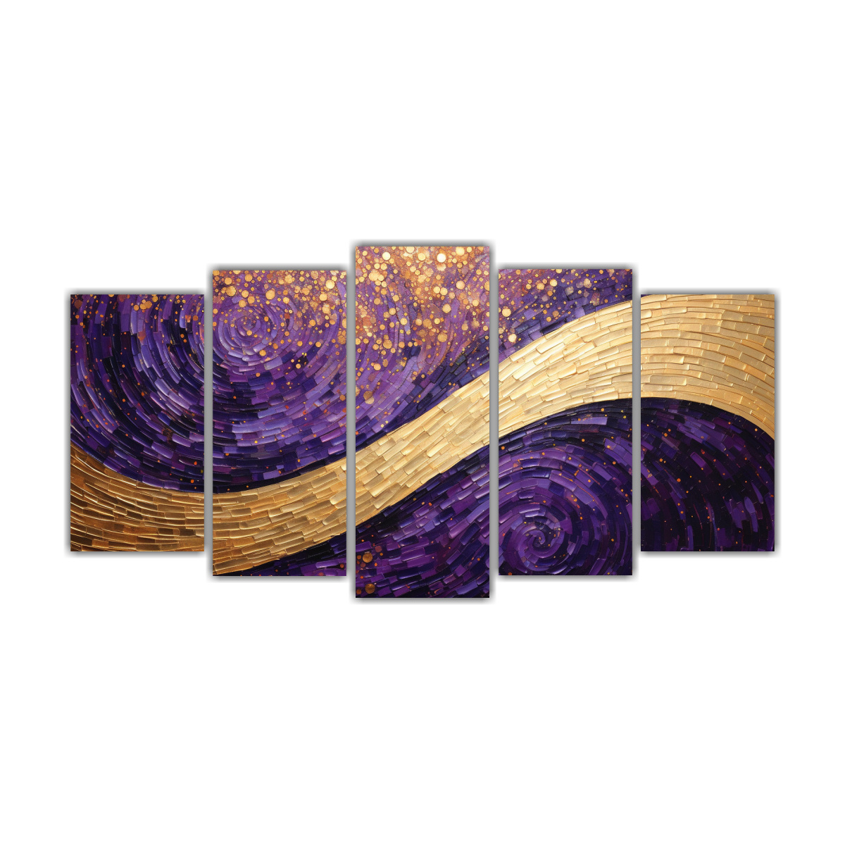 conjunto-5-cuadros-espectacular-hogar-deco-estilo-puntillismo-luminoso-hecho-de-l-quido