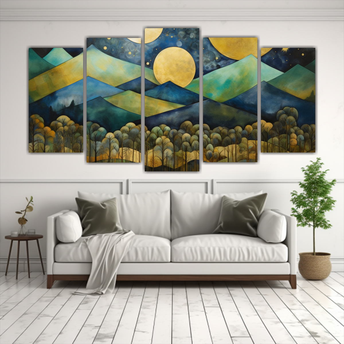 conjunto-5-lienzos-dibujo-monta-as-nocturnas-rboles-abstractos-pinturas-decoraci-n-visual-riqueza-1