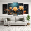 conjunto-5-lienzos-inspirados-en-riqueza-visual-pintura-de-loto-negro-m-gico-en-estilo-1