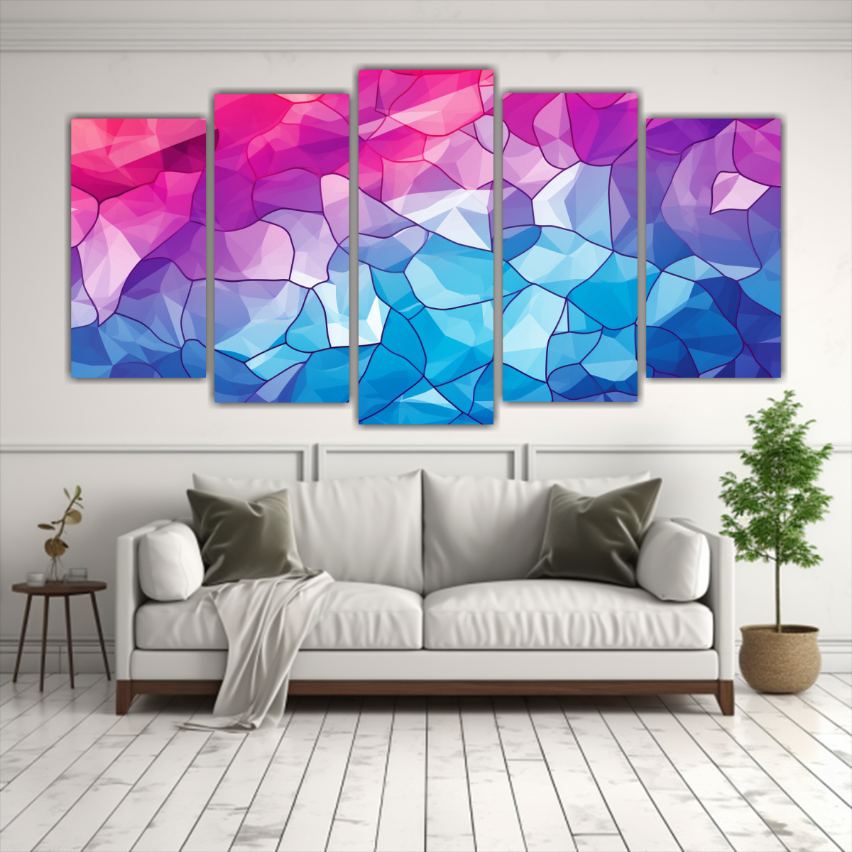 conjunto-5-lienzos-tela-abstracto-intenso-con-paleta-de-colores-tri-dicos-1