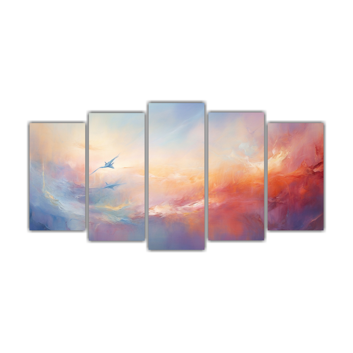 conjunto-5-lienzos-tela-sublimada-sue-os-al-vuelo-en-cielos-abstractos
