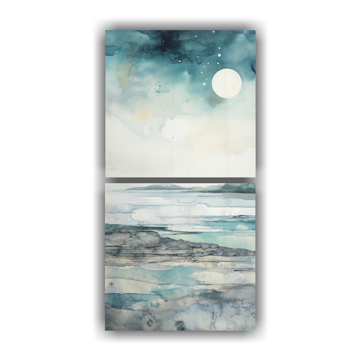 conjunto-de-2-telas-en-bastidor-estilo-galer-a-de-pintura-llamativa-en-acuarela-blanco-turquesa-y-plateado