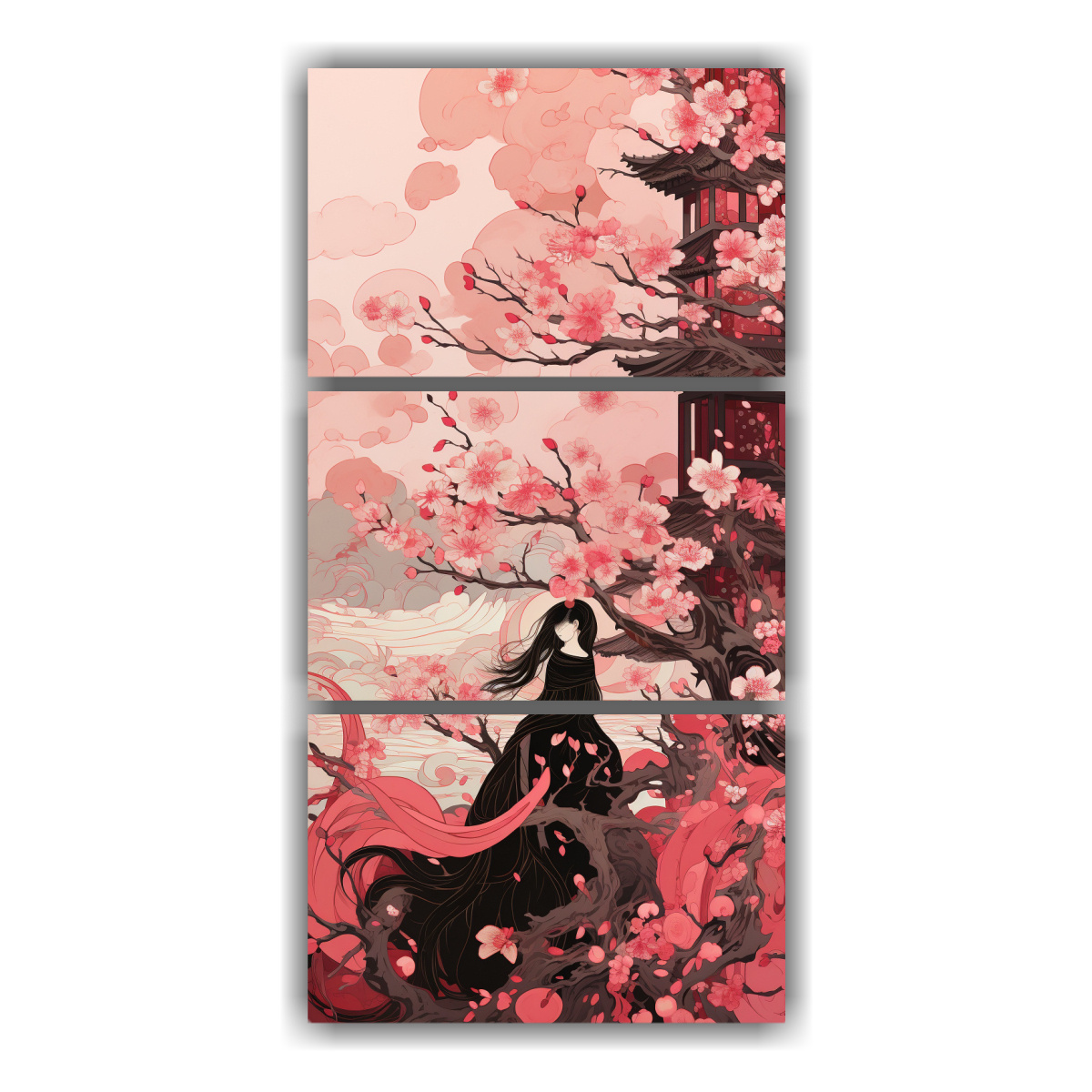 conjunto-de-3-cuadros-abstracto-inspirados-en-ukiyoe-japon-s