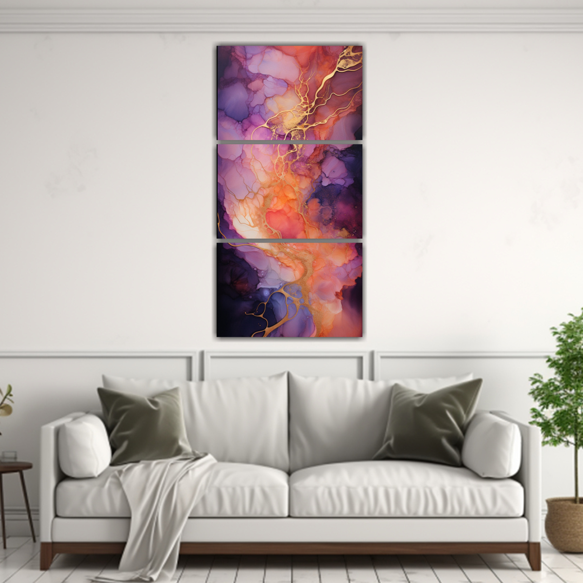 conjunto-de-3-cuadros-inspiradores-para-comedor-pintura-abstracta-en-morado-naranja-y-dorado-1-1