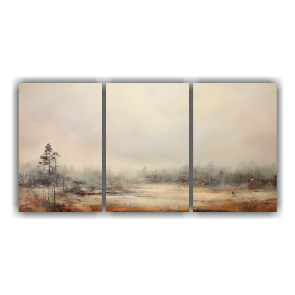 conjunto-de-3-cuadros-tema-reflejo-con-t-cnica-de-leo-y-cera-fr-a-pintura-din-mica-de-luz-alla-prima