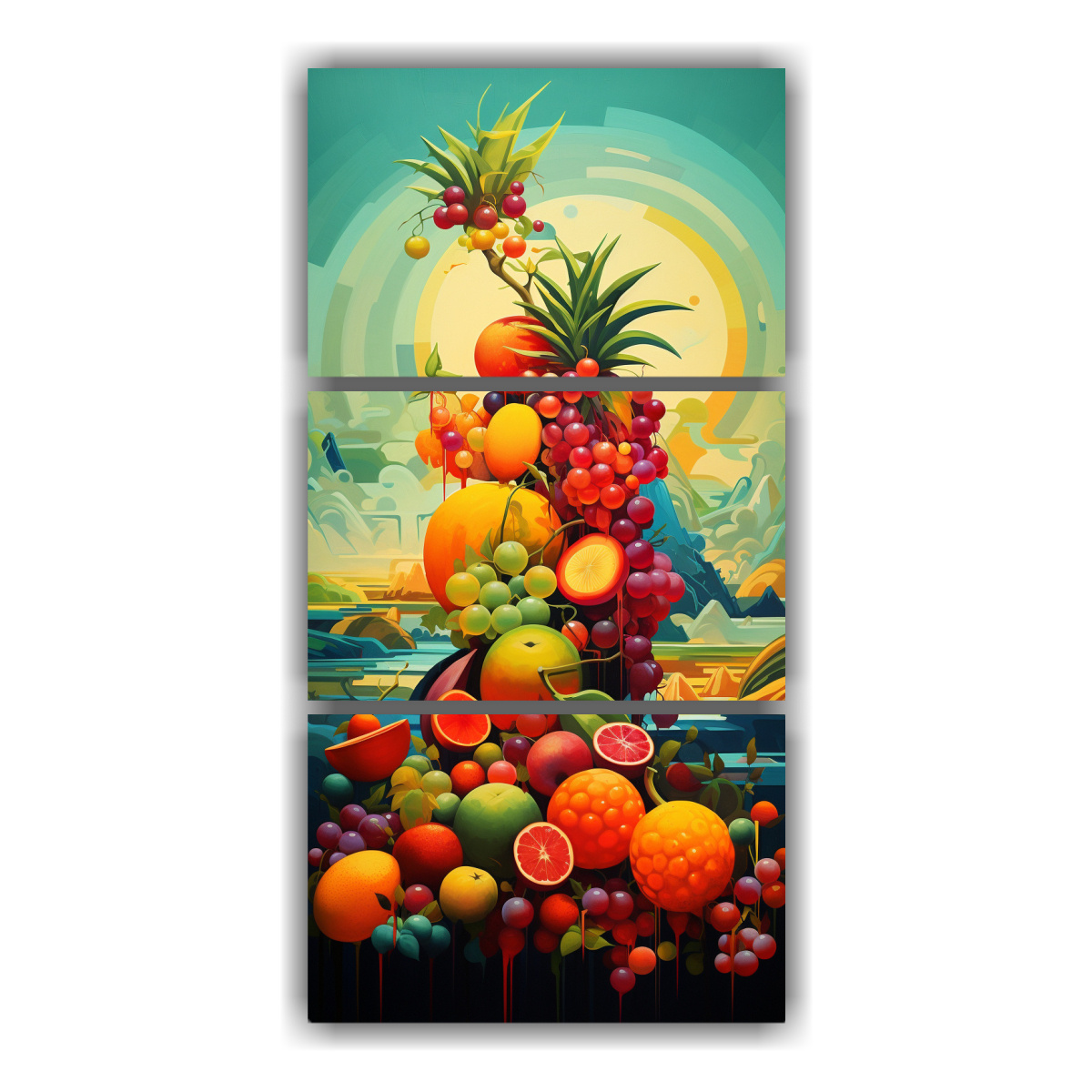 conjunto-de-3-lienzos-con-tema-innovador-de-cuadros-abstractos-de-frutas