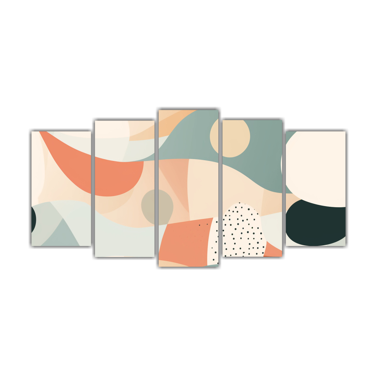 conjunto-de-5-cuadroes-de-pared-con-formas-abstractas-y-paleta-de-colores-suaves-