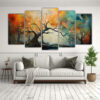 conjunto-de-5-cuadros-de-cuadro-luminosa-de-pintura-de-rboles-abstractos-1