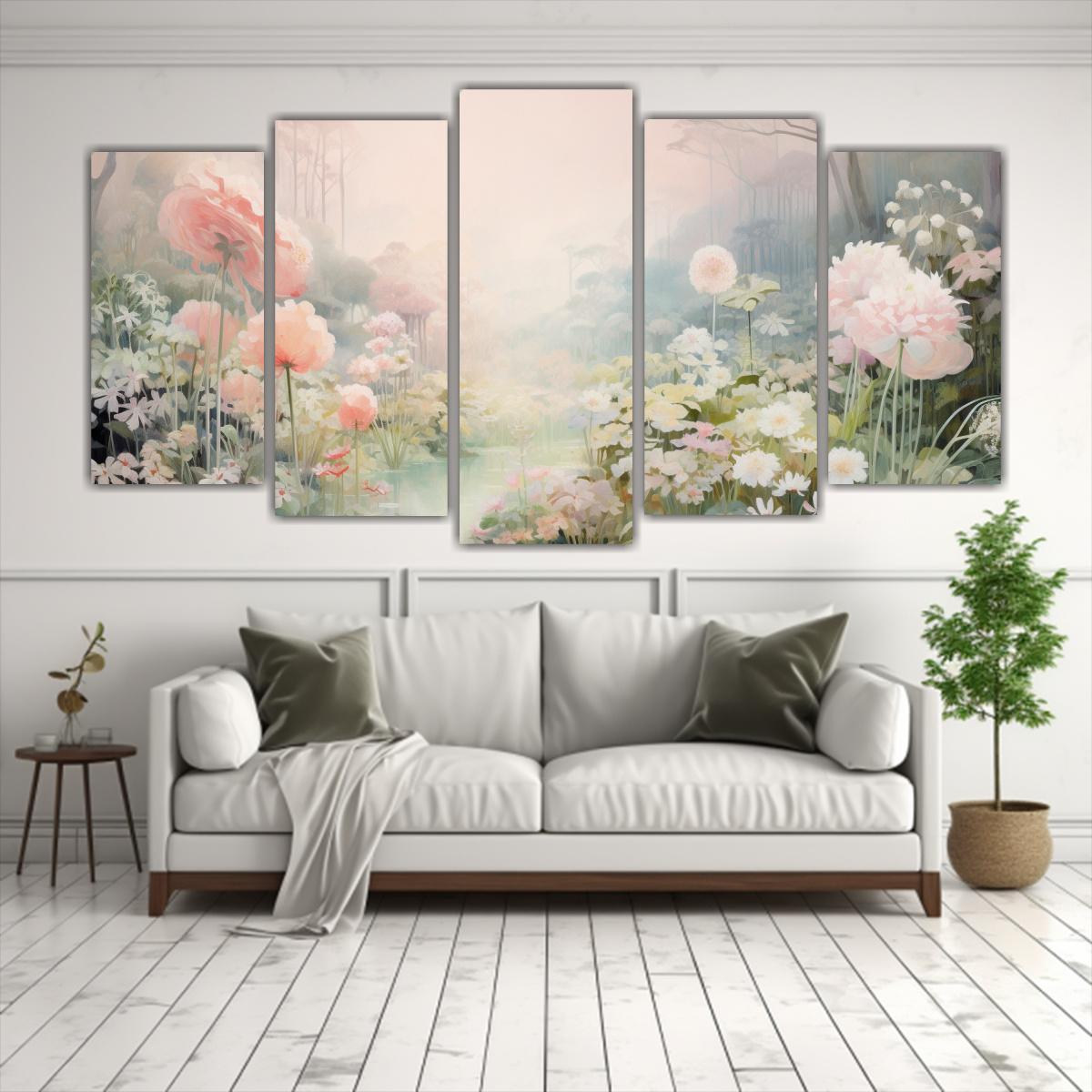 conjunto-de-5-cuadros-modernos-m-gico-escena-abstracta-de-un-jard-n-tranquilo-1