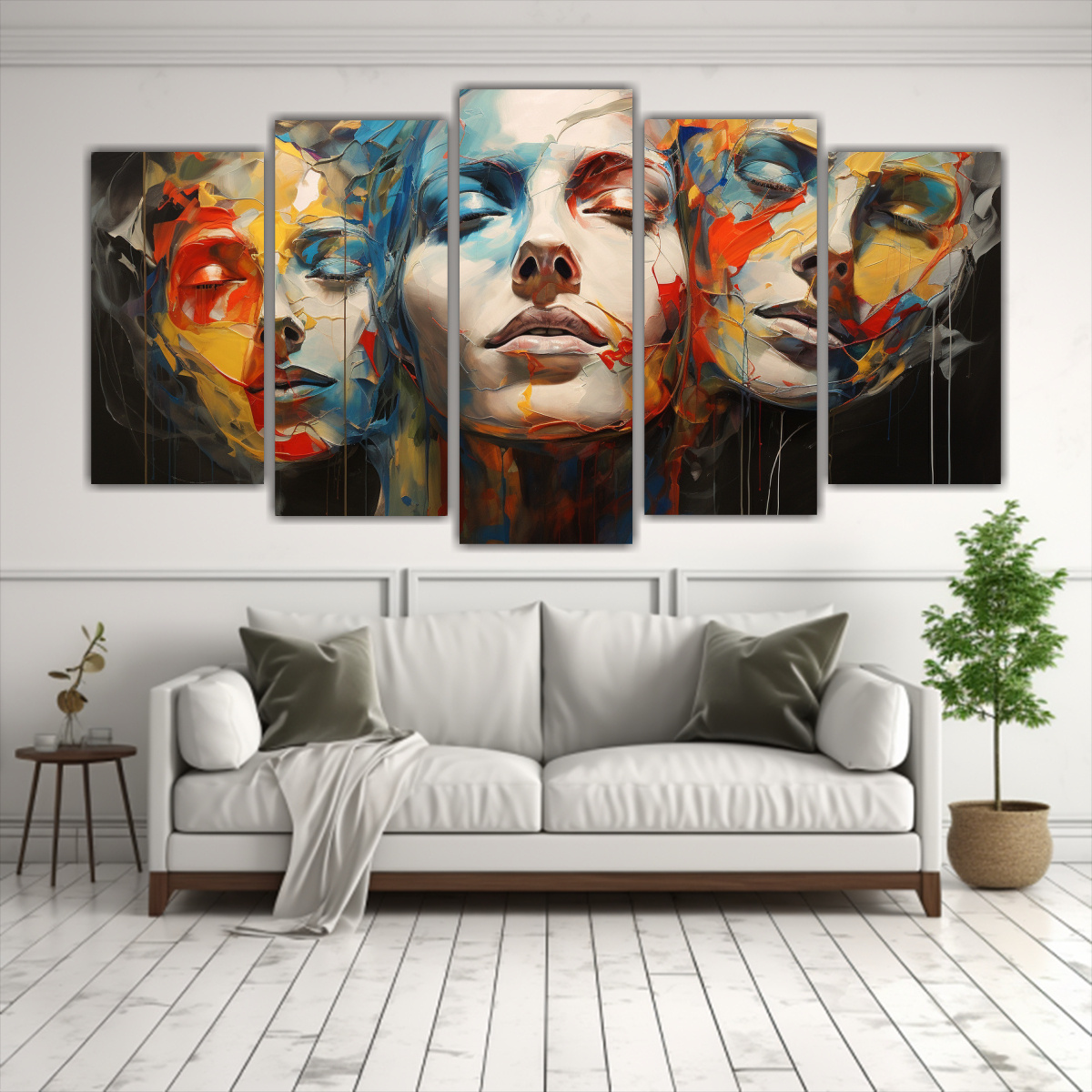 conjunto-de-5-cuadros-modernos-originales-de-pinturas-abstractas-de-cuerpos-humanos-1