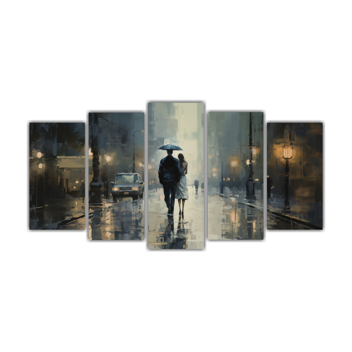 conjunto-de-5-lienzos-de-tela-abstracta-luminosidad-impresi-n-al-leo-hombre-y-mujer-caminando