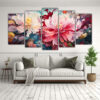 conjunto-de-5-lienzos-de-tela-con-tem-tica-de-flores-abstractas-1