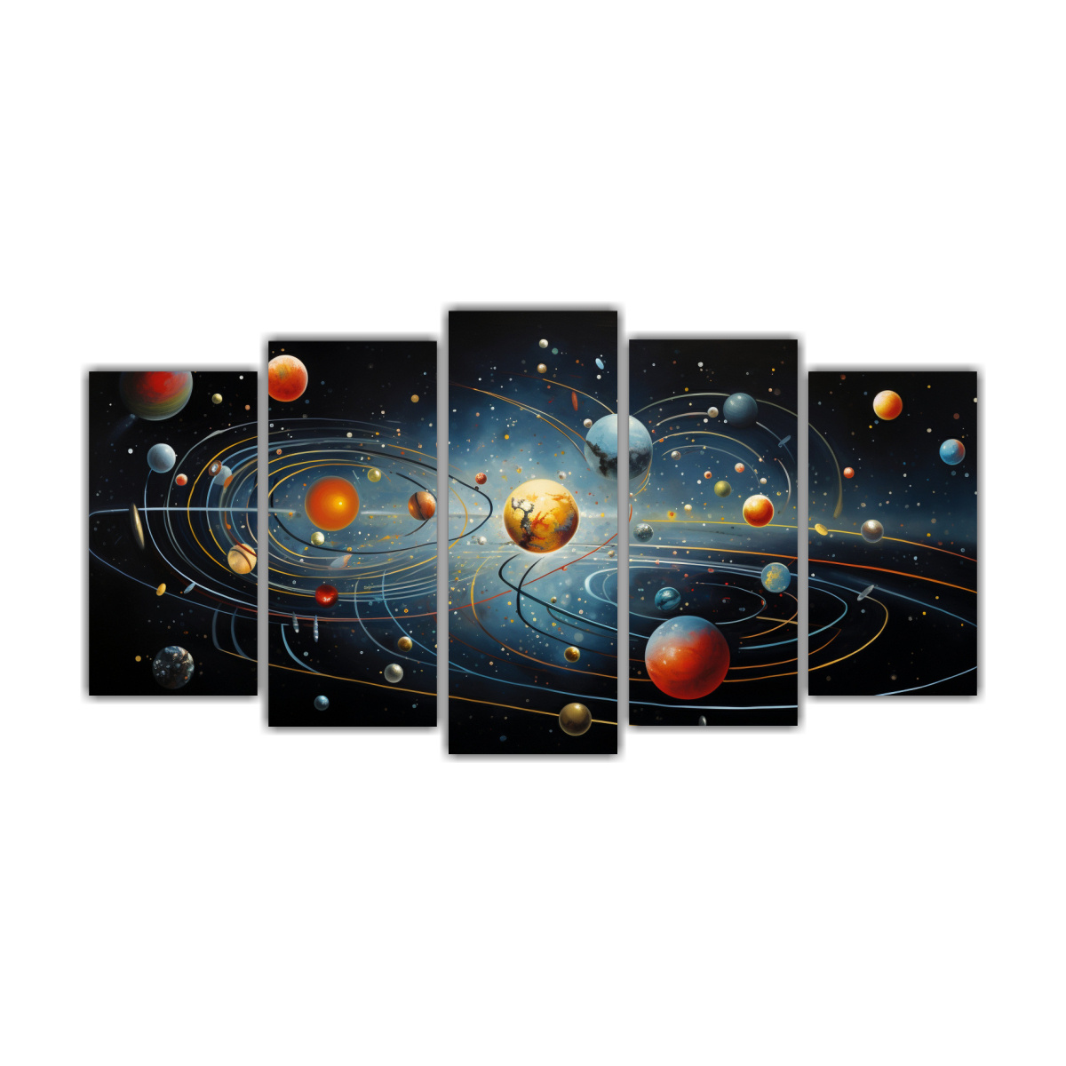 conjunto-de-5-telas-en-bastidor-modernos-para-habitaci-n-la-abstracci-n-c-smica-de-un-sistema-planetario-distante-