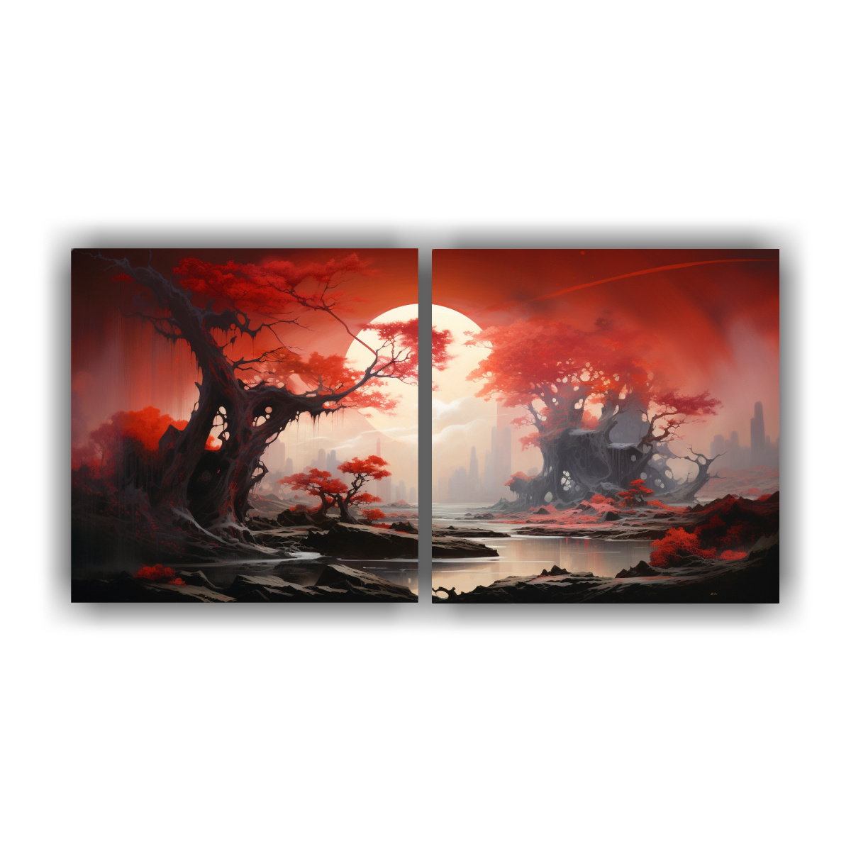 conjunto-de-paisajes-abstractos-modernos-en-lienzo