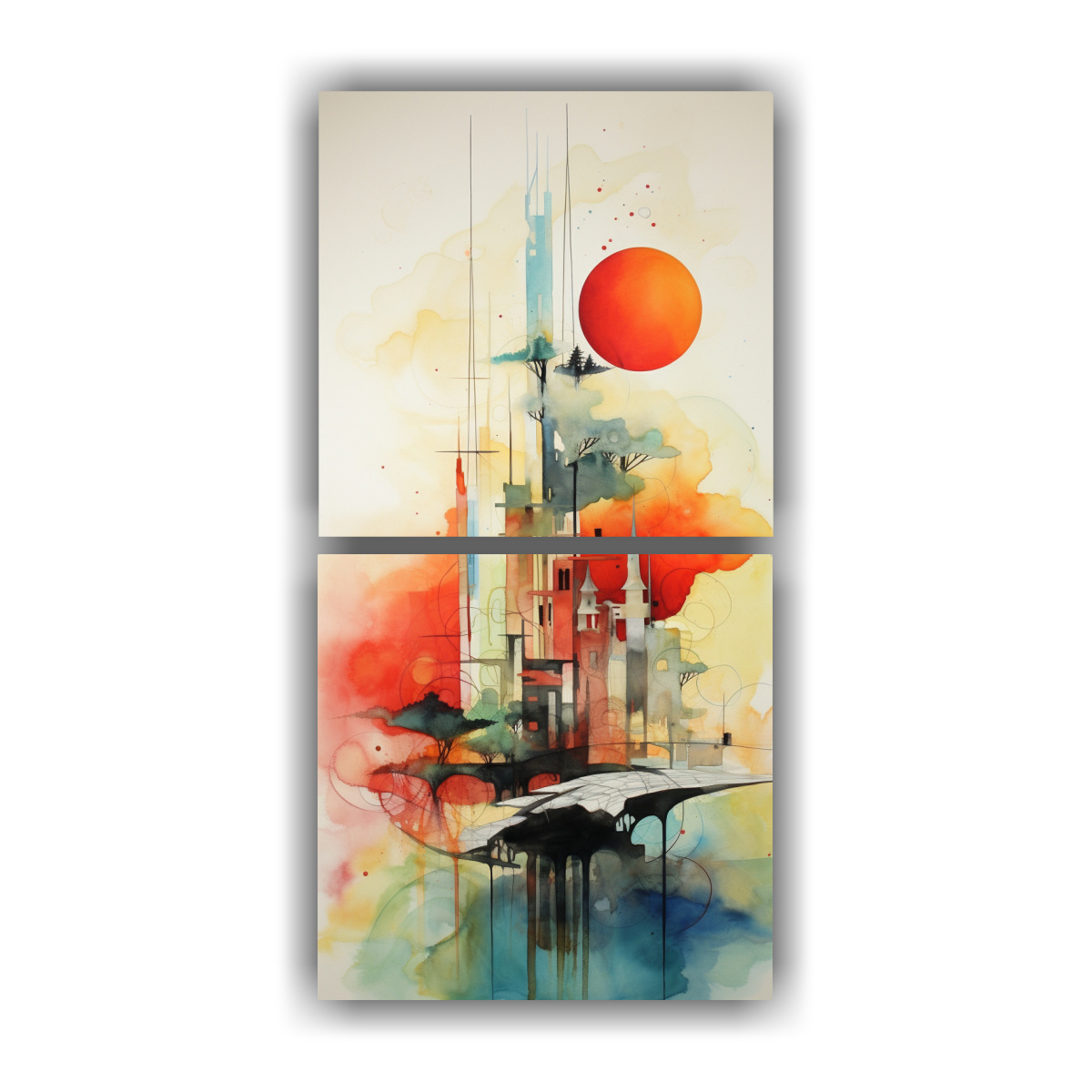 conjunto-de-telas-abstractas-expresivas-en-acuarela