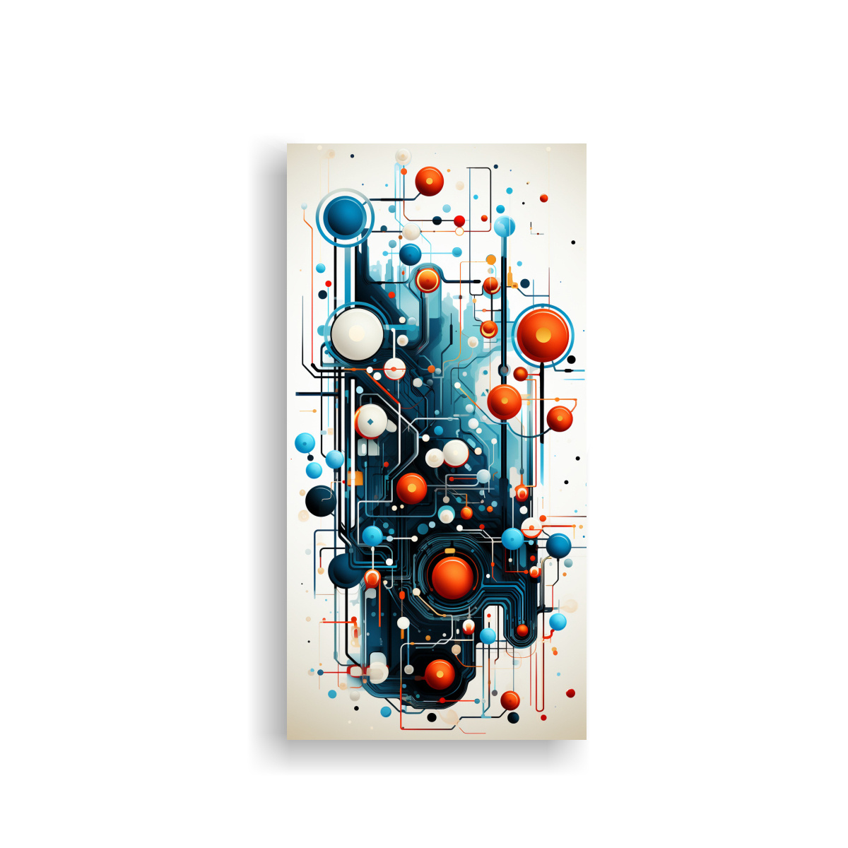 creaci-n-de-un-motivo-central-de-pinturas-de-decoraci-n-interconectadas