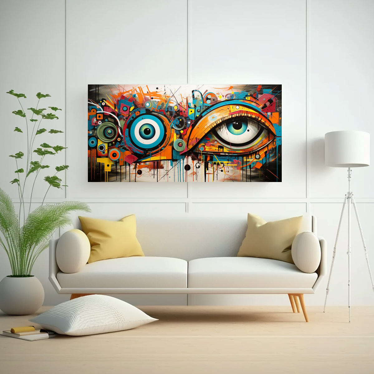 cuadro-abstracto-con-textura-y-ojos-pintados-1