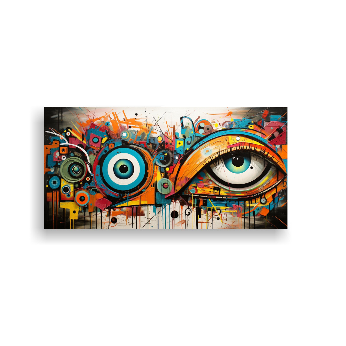 cuadro-abstracto-con-textura-y-ojos-pintados