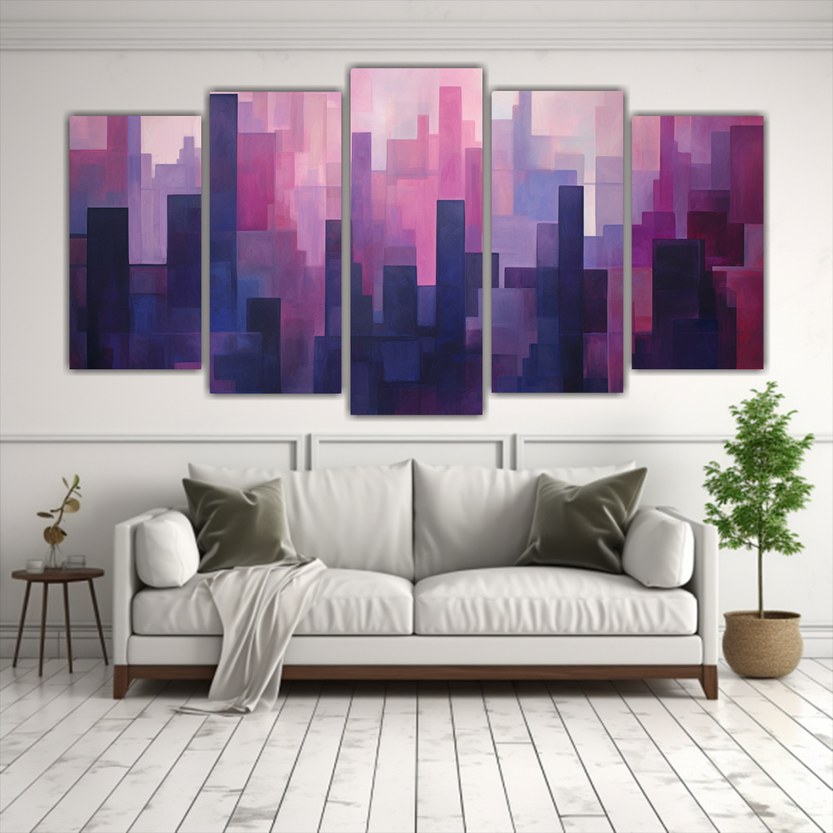 cuadro-abstracto-de-ciudad-atardeciendo-en-cinco-canvas-1