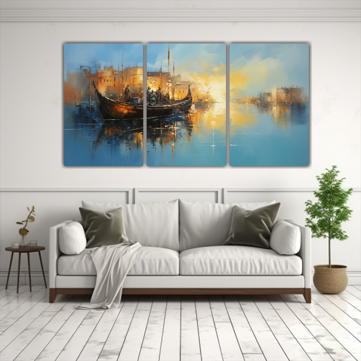 cuadro-abstracto-de-equilibrio-visual-con-g-ndola-veneciana-en-paseo-set-3-telas-en-bastidor-acuarela-1