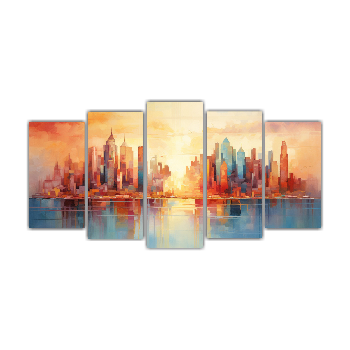 cuadro-abstracto-de-la-ciudad-representaci-n-equilibrada-del-cielo-vibrante-en-lienzo-