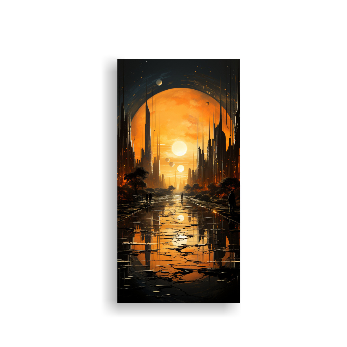 cuadro-abstracto-de-lienzo-colores-ciudad-futurista