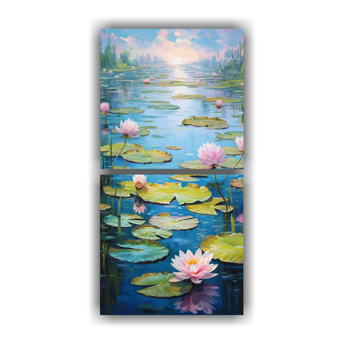 cuadro-abstracto-de-lirio-de-agua-grueso-estilo-monet