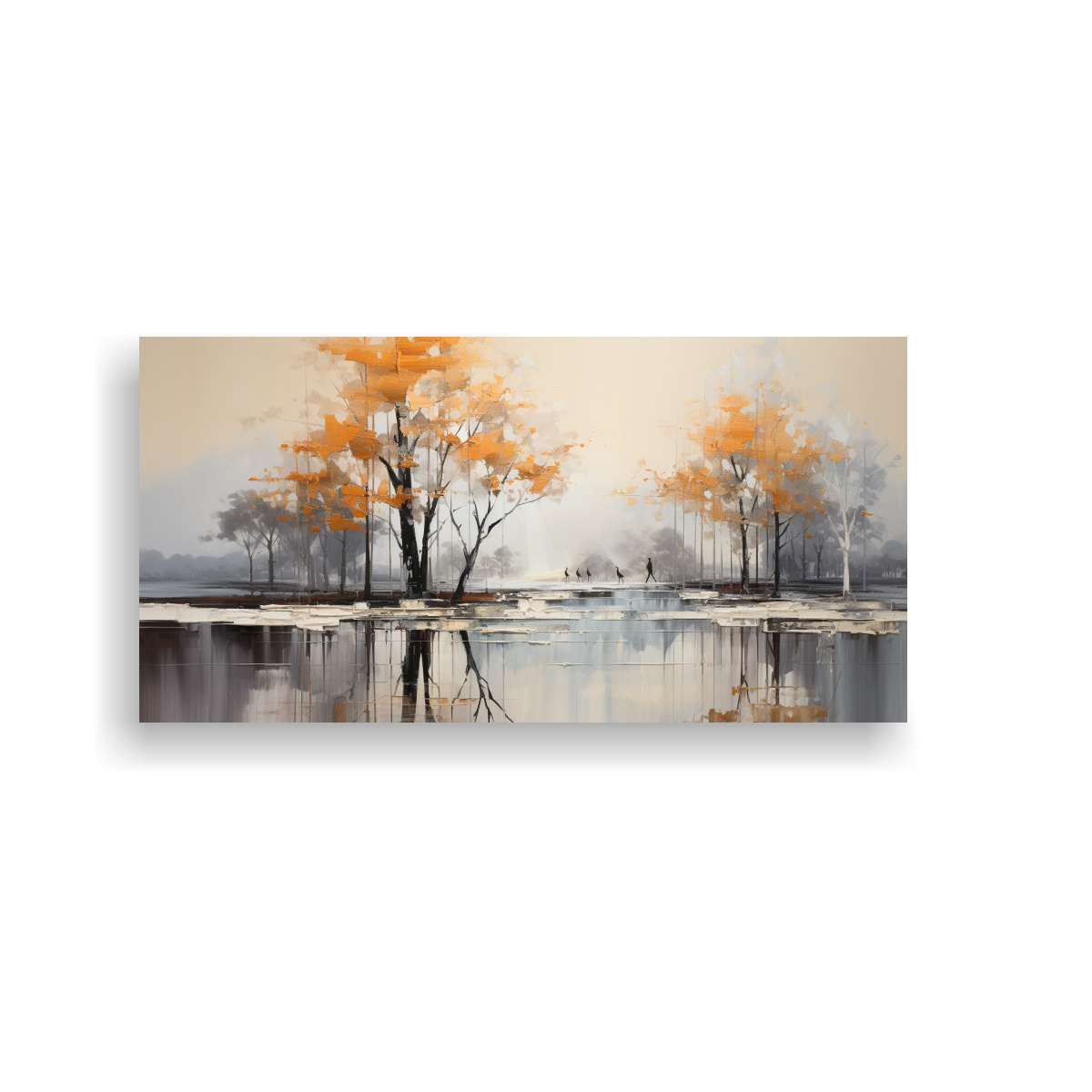 cuadro-abstracto-de-rboles-en-plata-y-blanco-para-decoraci-n-