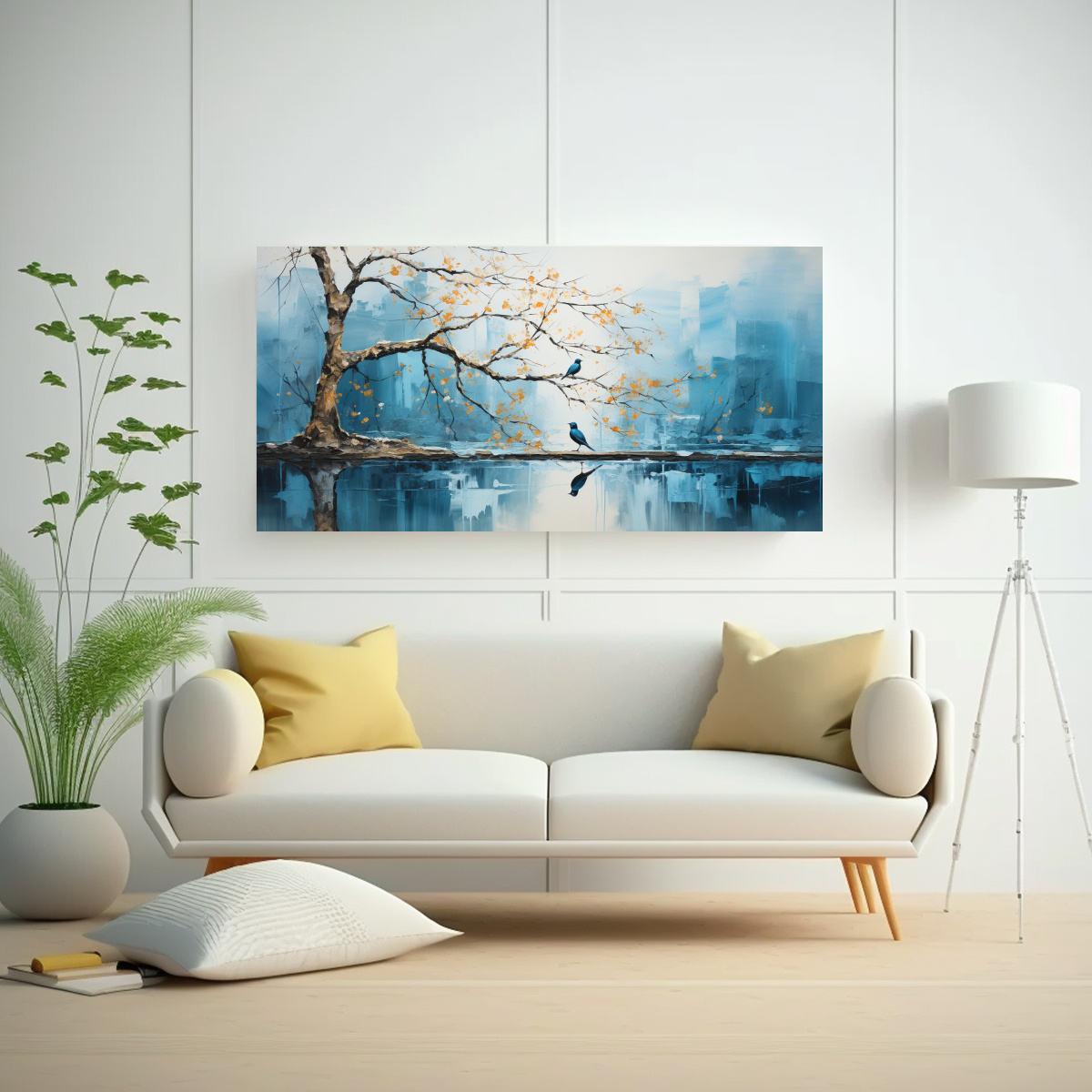 cuadro-abstracto-de-rboles-en-plata-y-blanco-para-decorar-comedor-1