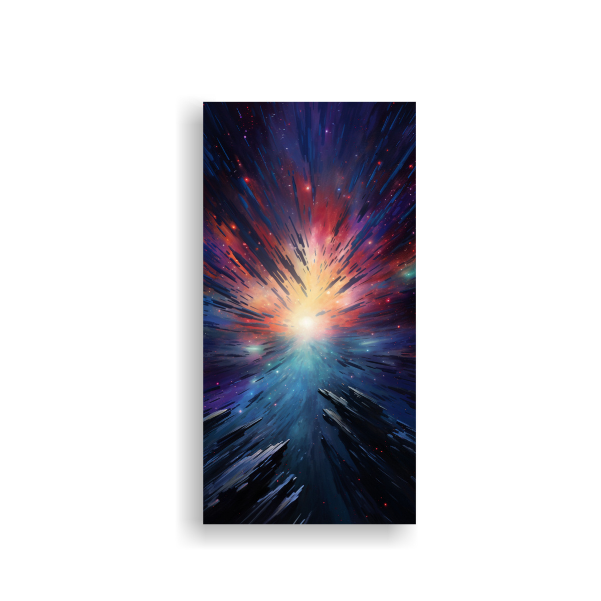 cuadro-abstracto-de-una-lluvia-de-meteoritos-en-un-bosque