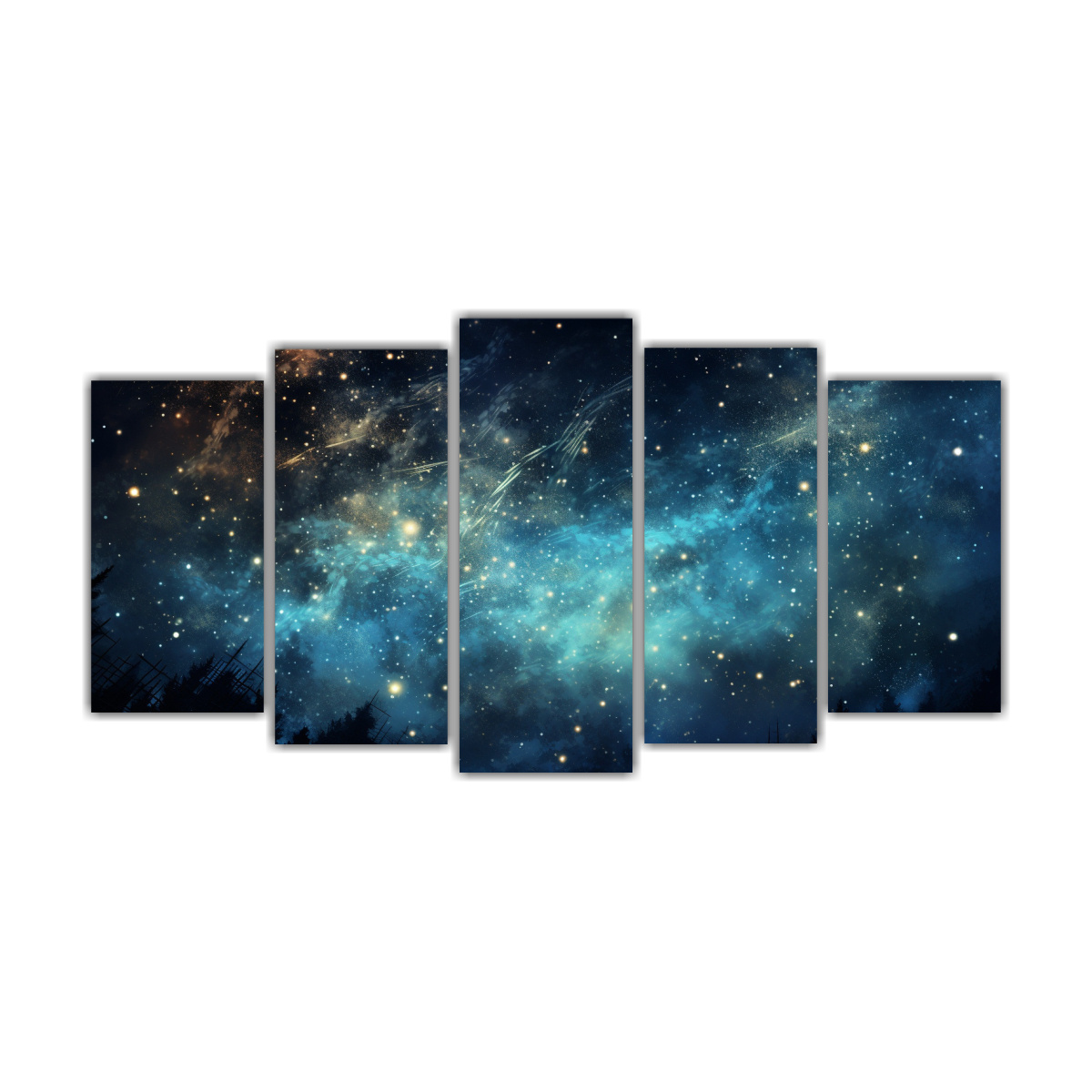 cuadro-abstracto-estrellas-tericas-en-decoraci-n