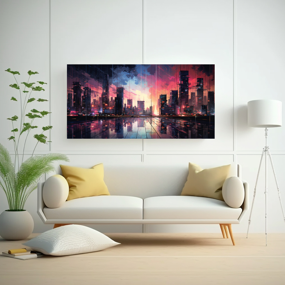 cuadro-abstracto-intenso-de-la-ciudad-con-luces-de-ne-n-1